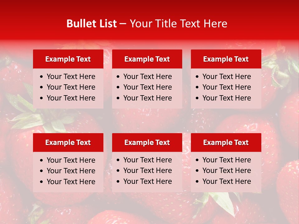 Egyptian Strawberries PowerPoint Template