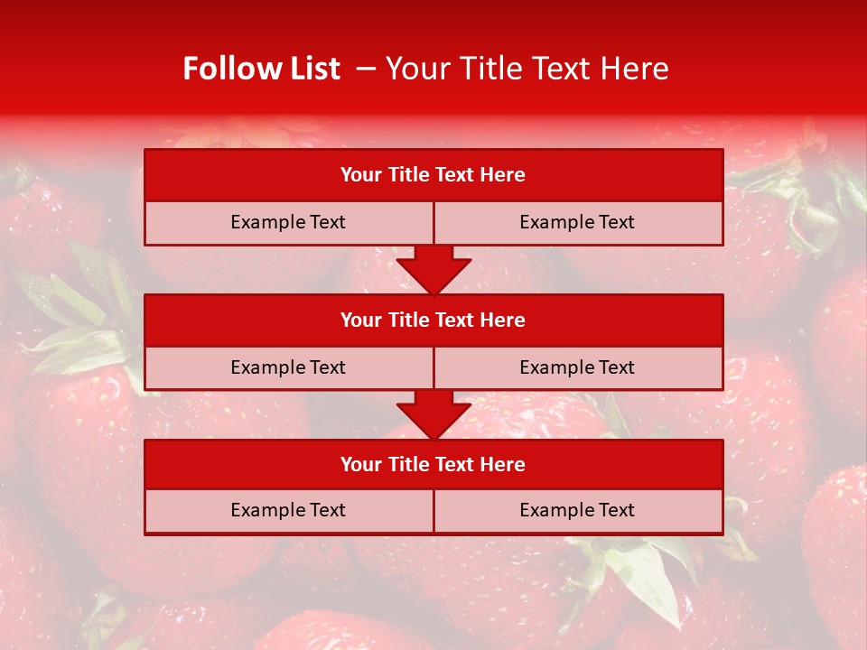 Egyptian Strawberries PowerPoint Template