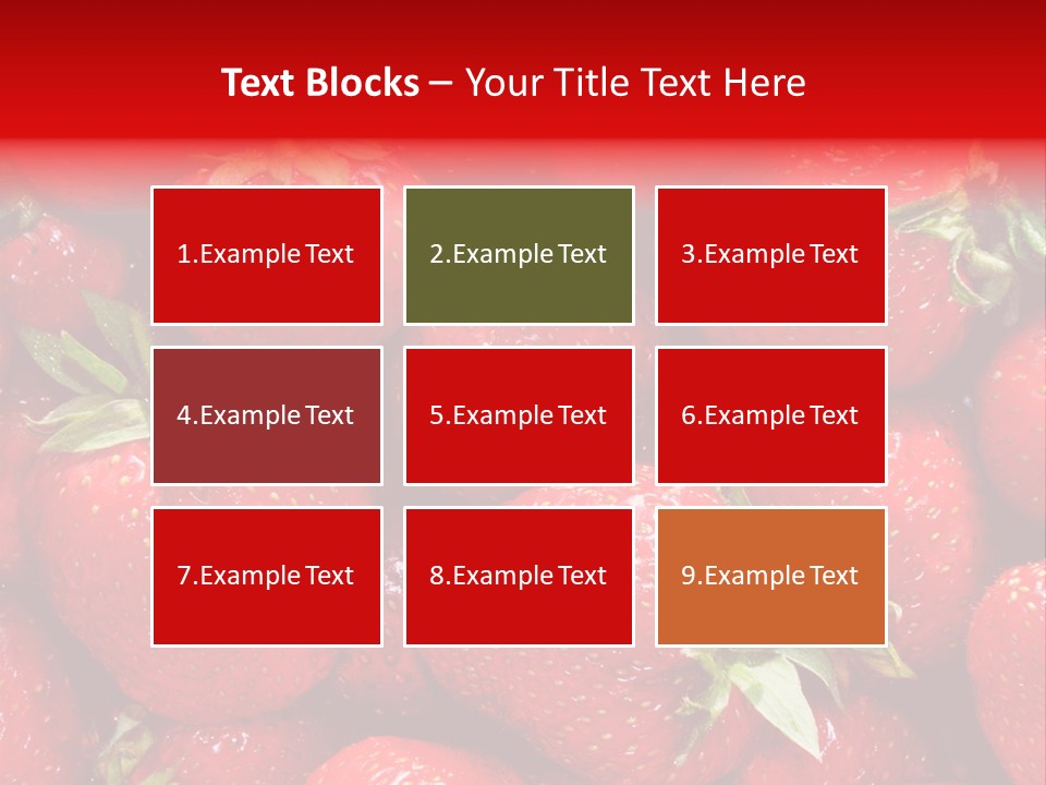 Egyptian Strawberries PowerPoint Template