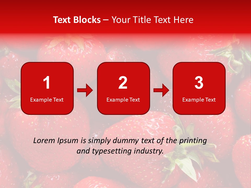 Egyptian Strawberries PowerPoint Template