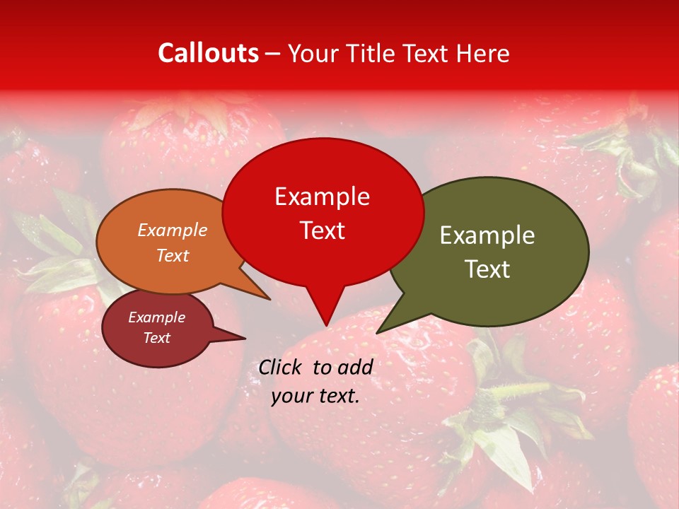 Egyptian Strawberries PowerPoint Template