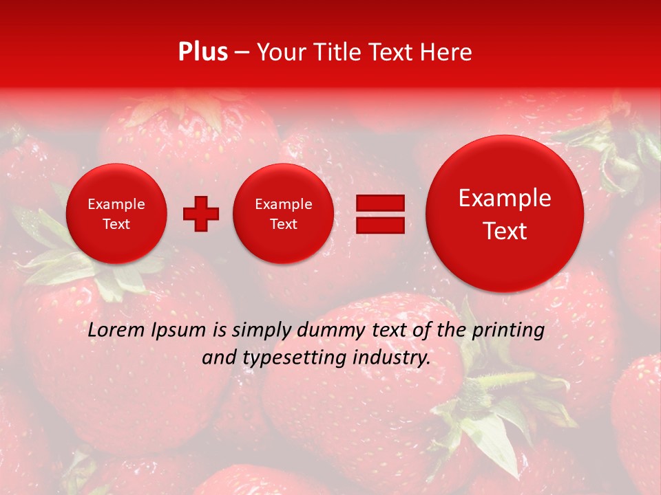 Egyptian Strawberries PowerPoint Template