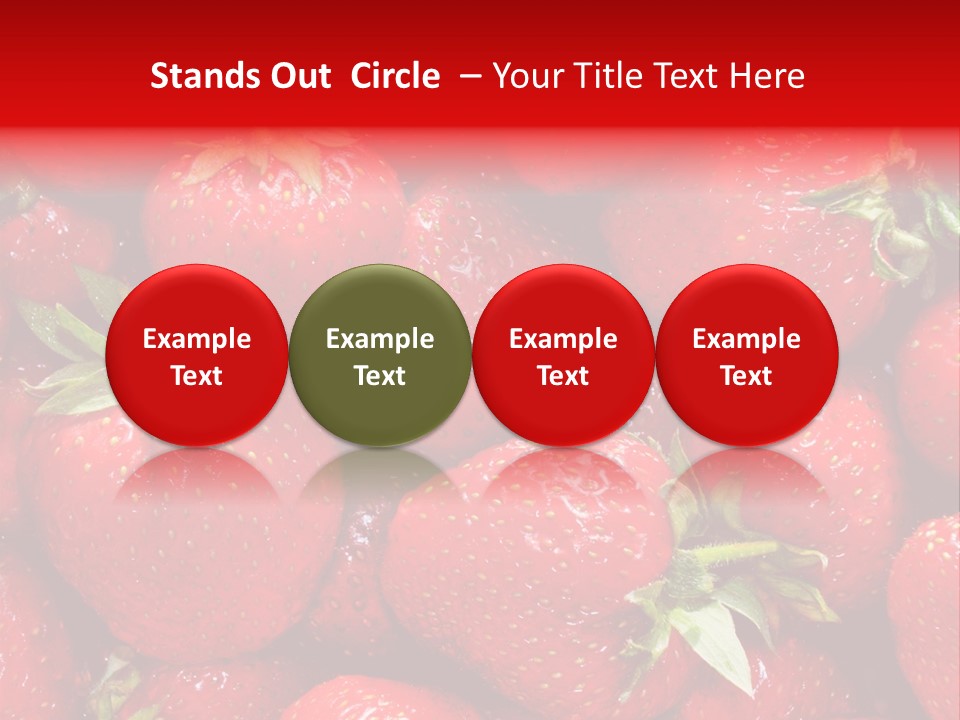 Egyptian Strawberries PowerPoint Template