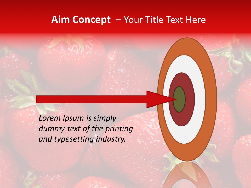 Egyptian Strawberries PowerPoint Template