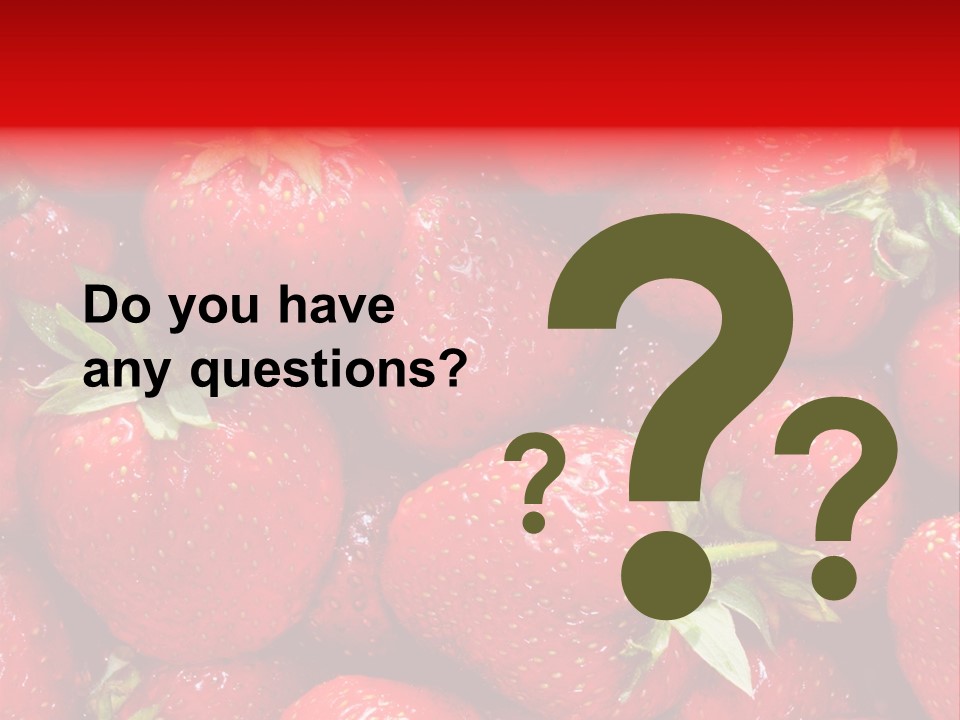 Egyptian Strawberries PowerPoint Template