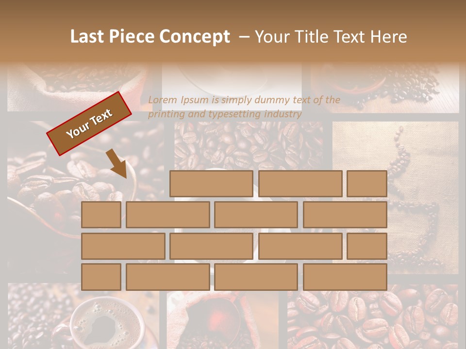 Texture Beverage Background PowerPoint Template