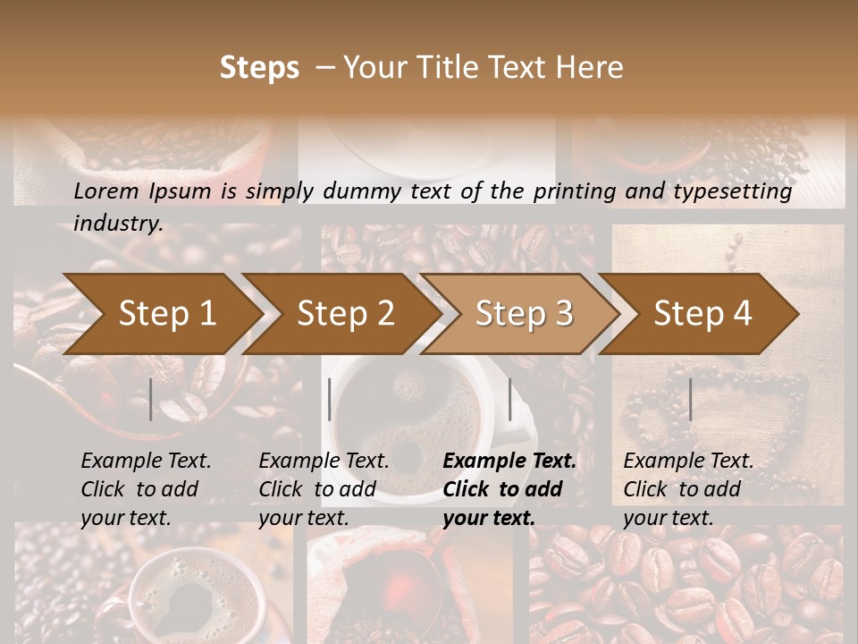 Texture Beverage Background PowerPoint Template