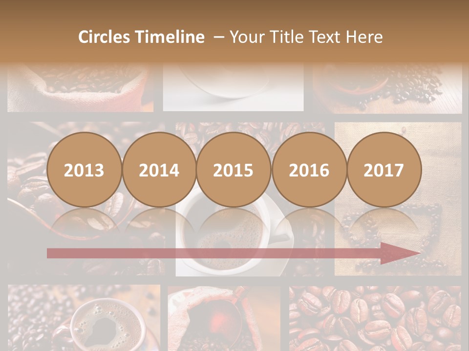 Texture Beverage Background PowerPoint Template