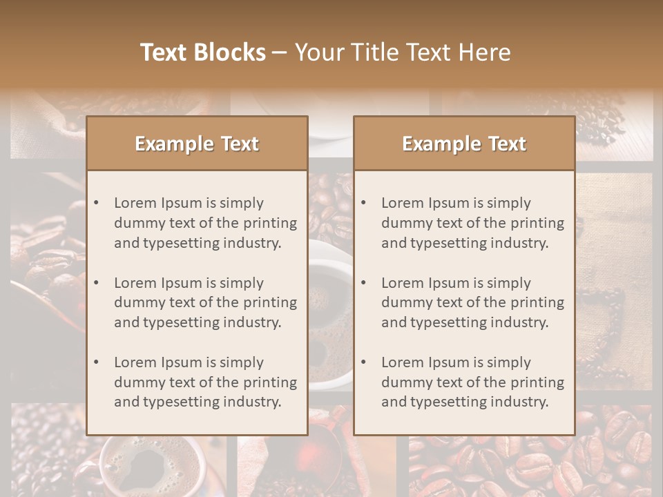 Texture Beverage Background PowerPoint Template