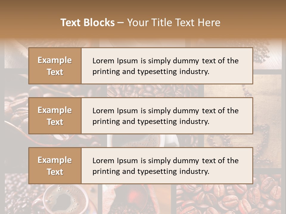 Texture Beverage Background PowerPoint Template