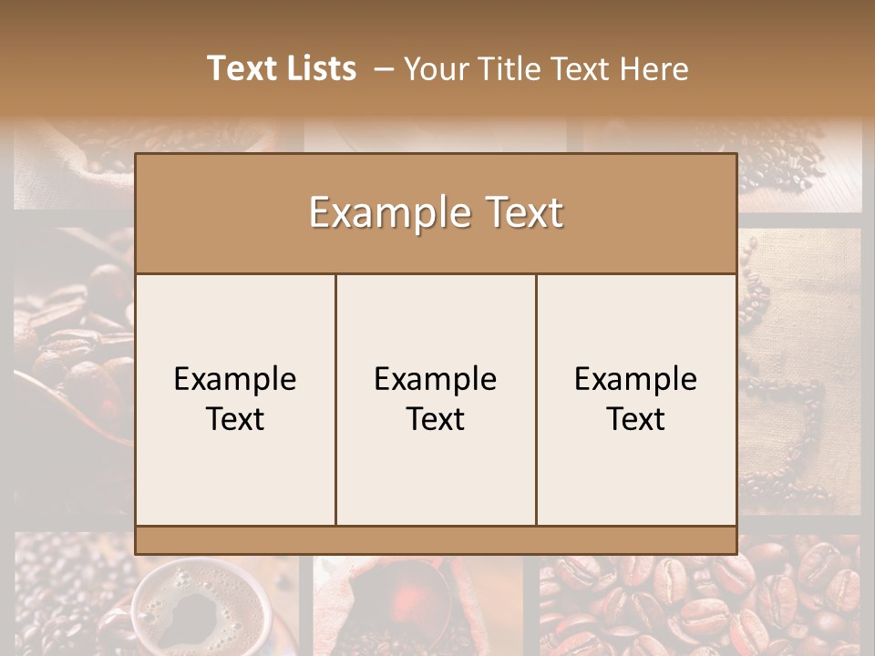 Texture Beverage Background PowerPoint Template