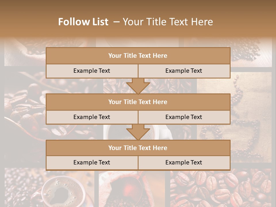 Texture Beverage Background PowerPoint Template