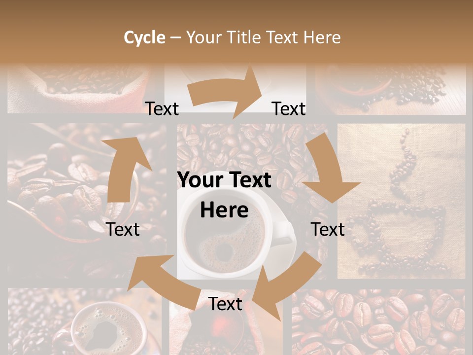 Texture Beverage Background PowerPoint Template