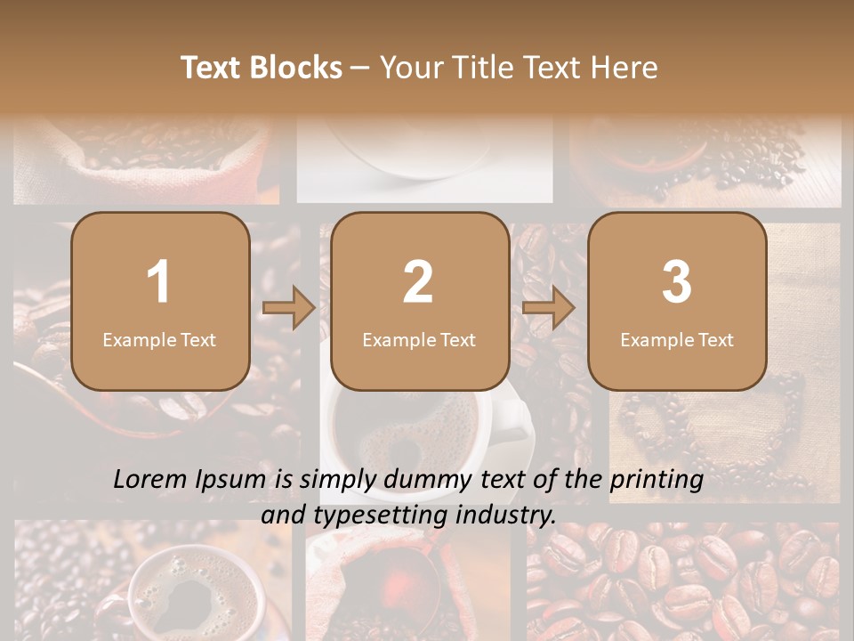 Texture Beverage Background PowerPoint Template