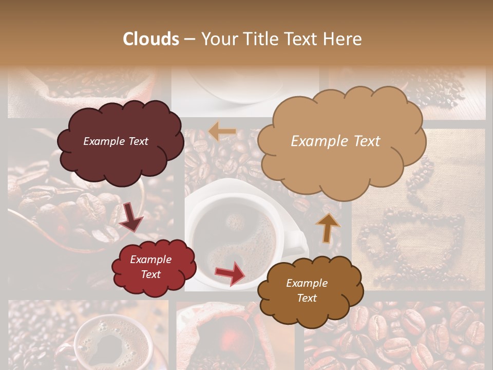 Texture Beverage Background PowerPoint Template