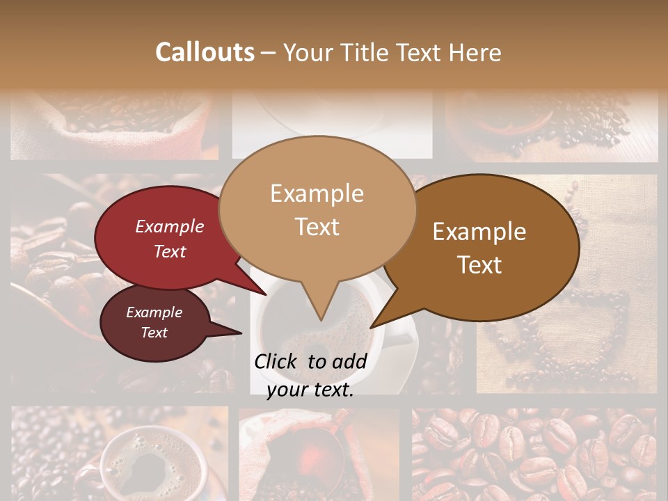 Texture Beverage Background PowerPoint Template