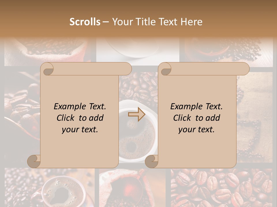 Texture Beverage Background PowerPoint Template