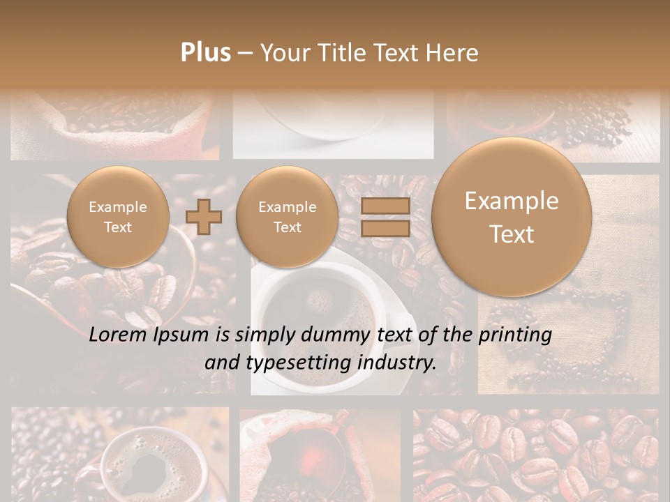 Texture Beverage Background PowerPoint Template