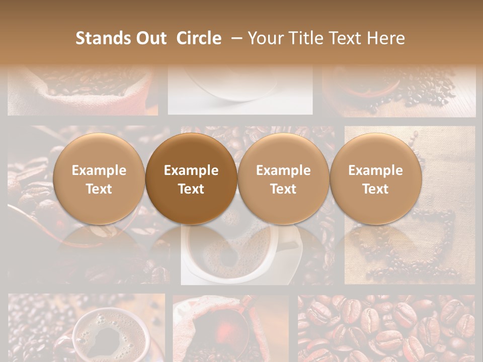 Texture Beverage Background PowerPoint Template