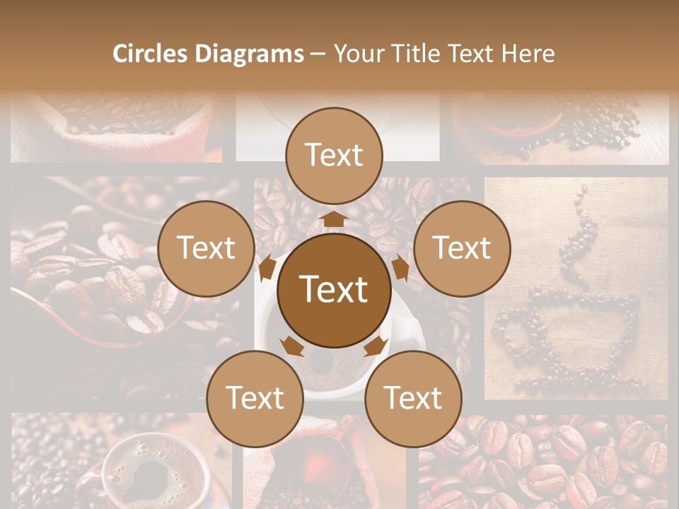 Texture Beverage Background PowerPoint Template