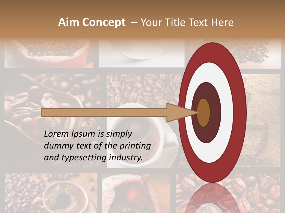 Texture Beverage Background PowerPoint Template