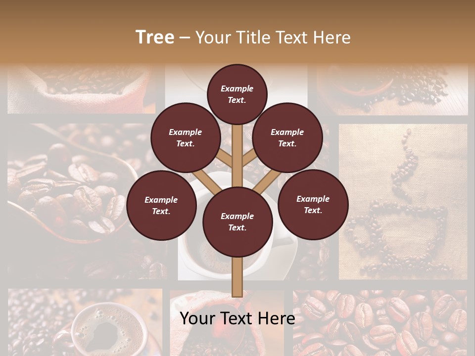 Texture Beverage Background PowerPoint Template