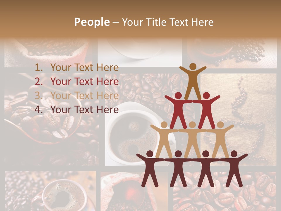 Texture Beverage Background PowerPoint Template