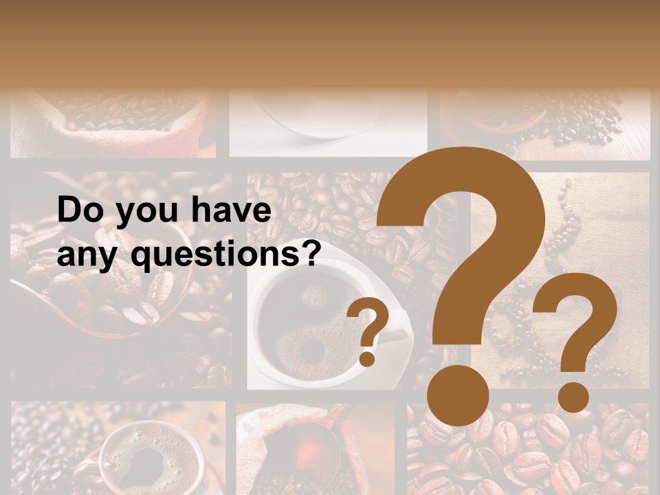 Texture Beverage Background PowerPoint Template