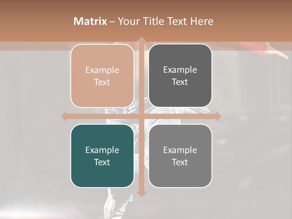 Woman Dancing PowerPoint Template