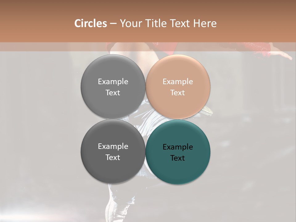 Woman Dancing PowerPoint Template