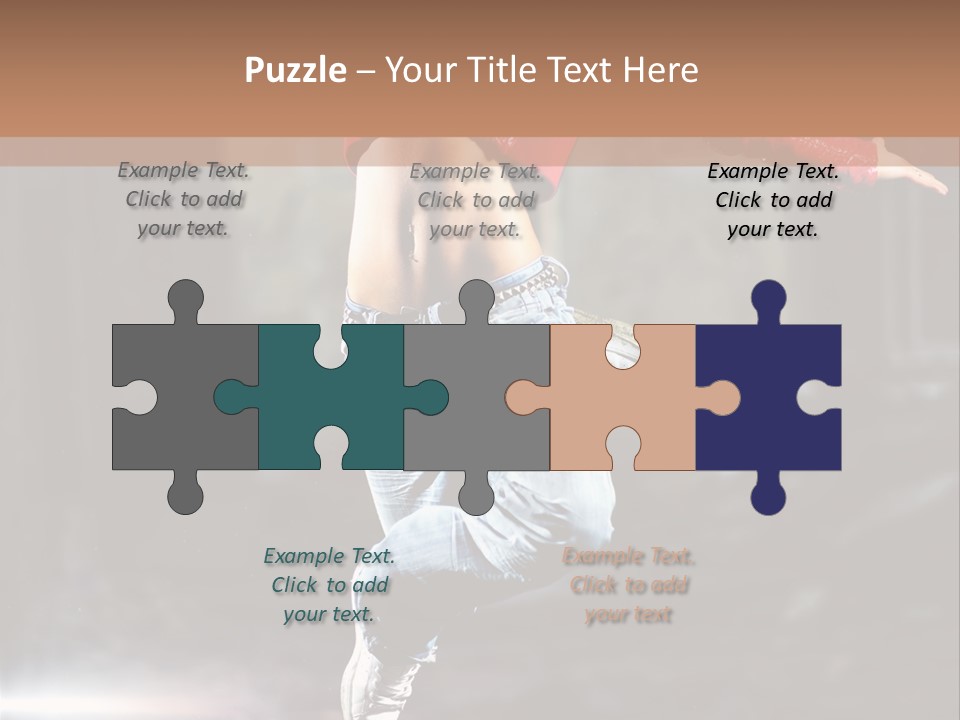 Woman Dancing PowerPoint Template