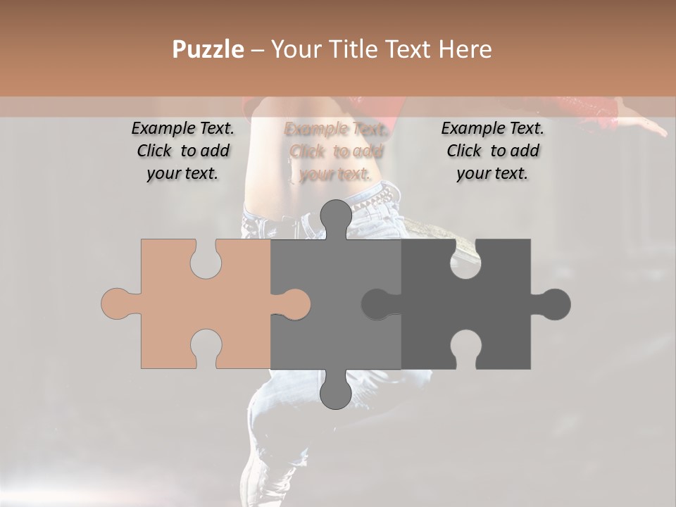 Woman Dancing PowerPoint Template