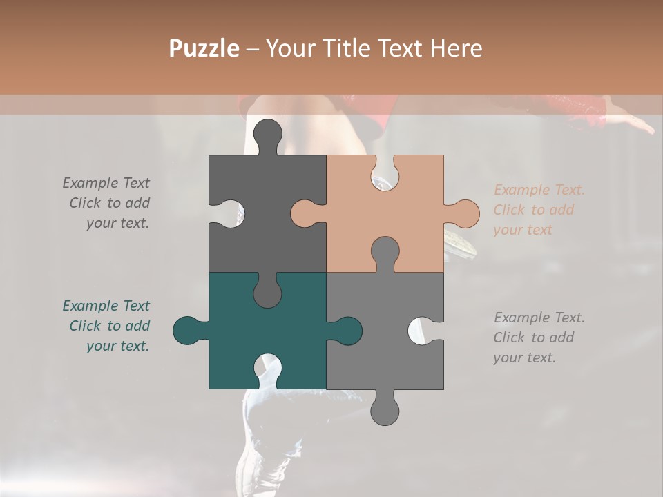 Woman Dancing PowerPoint Template