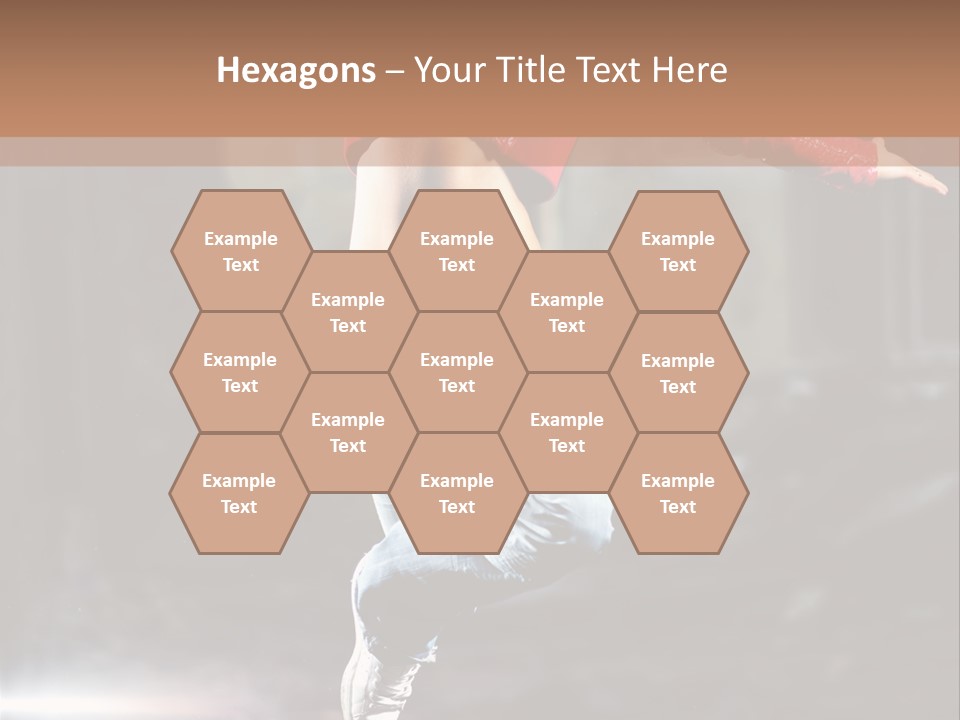 Woman Dancing PowerPoint Template