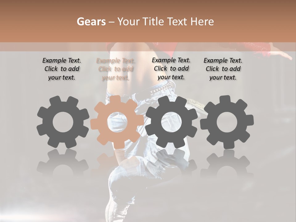 Woman Dancing PowerPoint Template