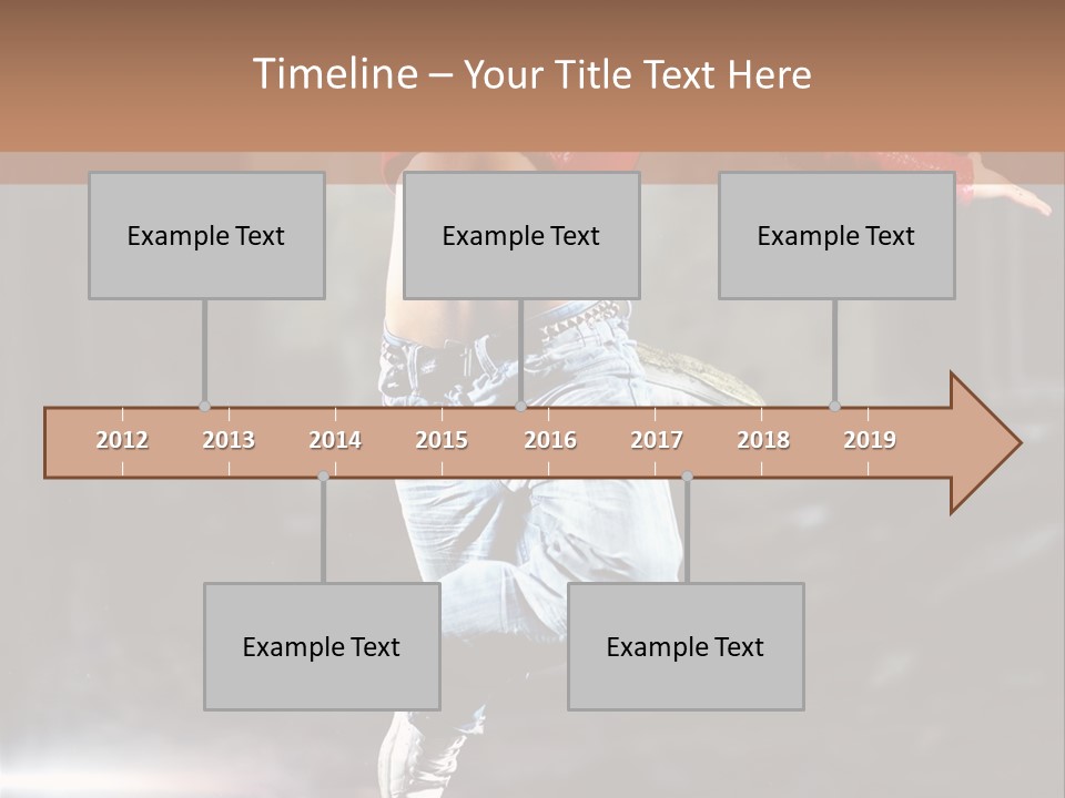 Woman Dancing PowerPoint Template