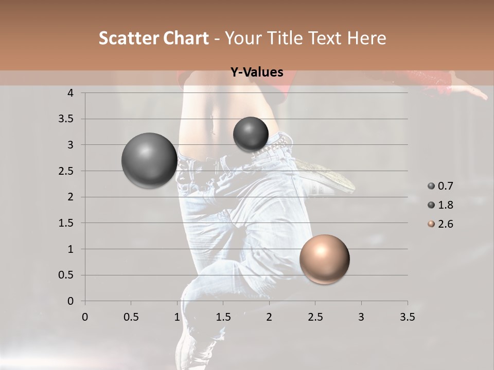 Woman Dancing PowerPoint Template