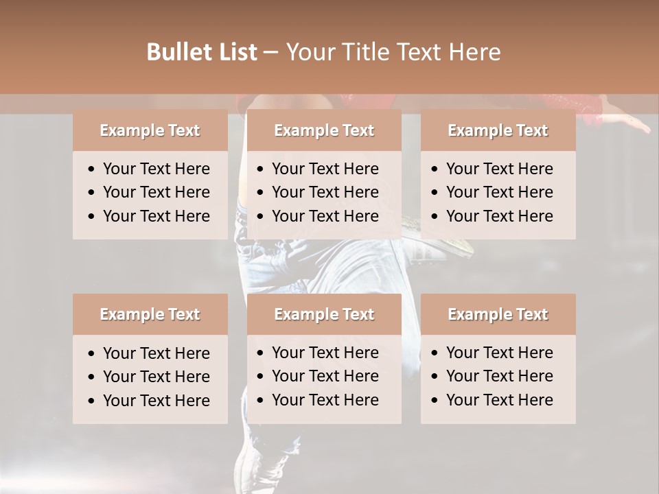Woman Dancing PowerPoint Template