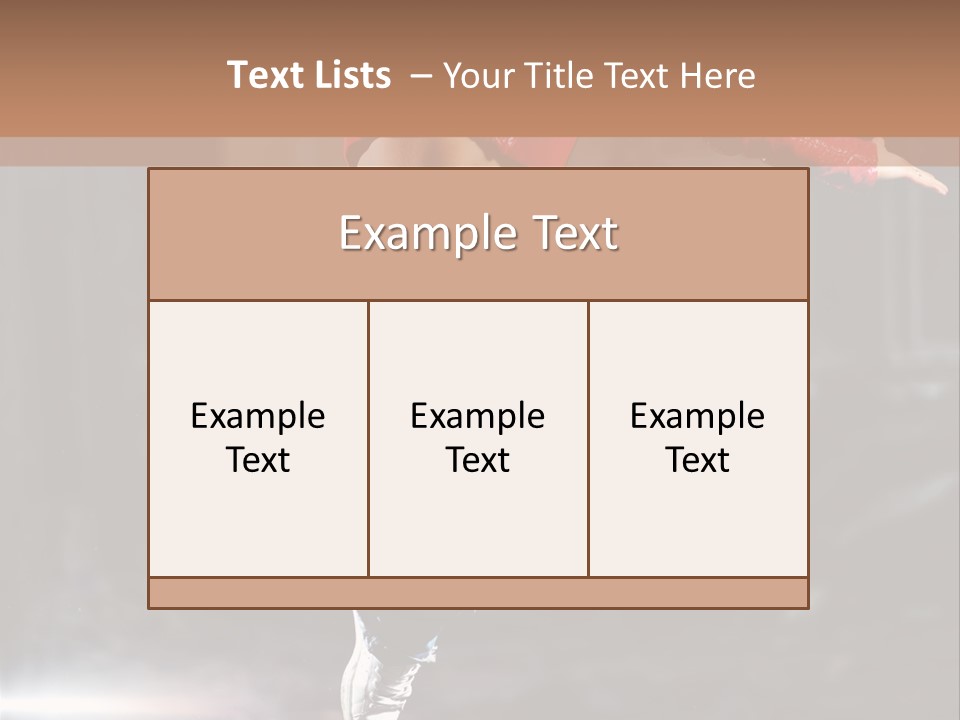 Woman Dancing PowerPoint Template