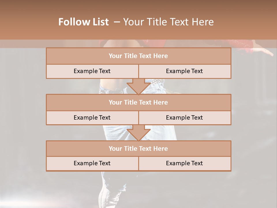 Woman Dancing PowerPoint Template