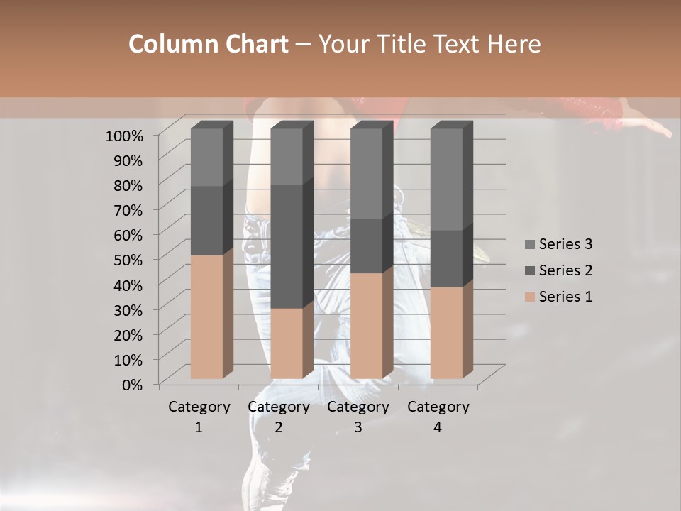 Woman Dancing PowerPoint Template