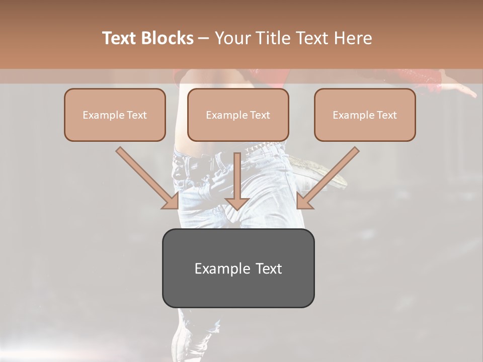 Woman Dancing PowerPoint Template
