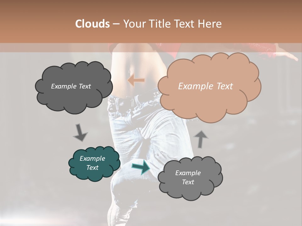 Woman Dancing PowerPoint Template