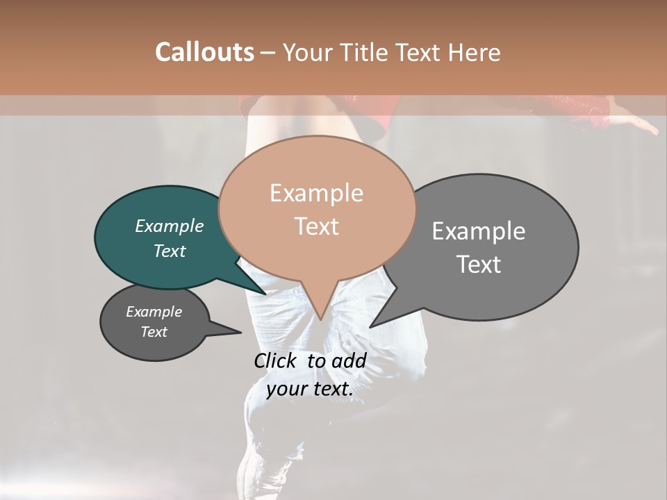 Woman Dancing PowerPoint Template