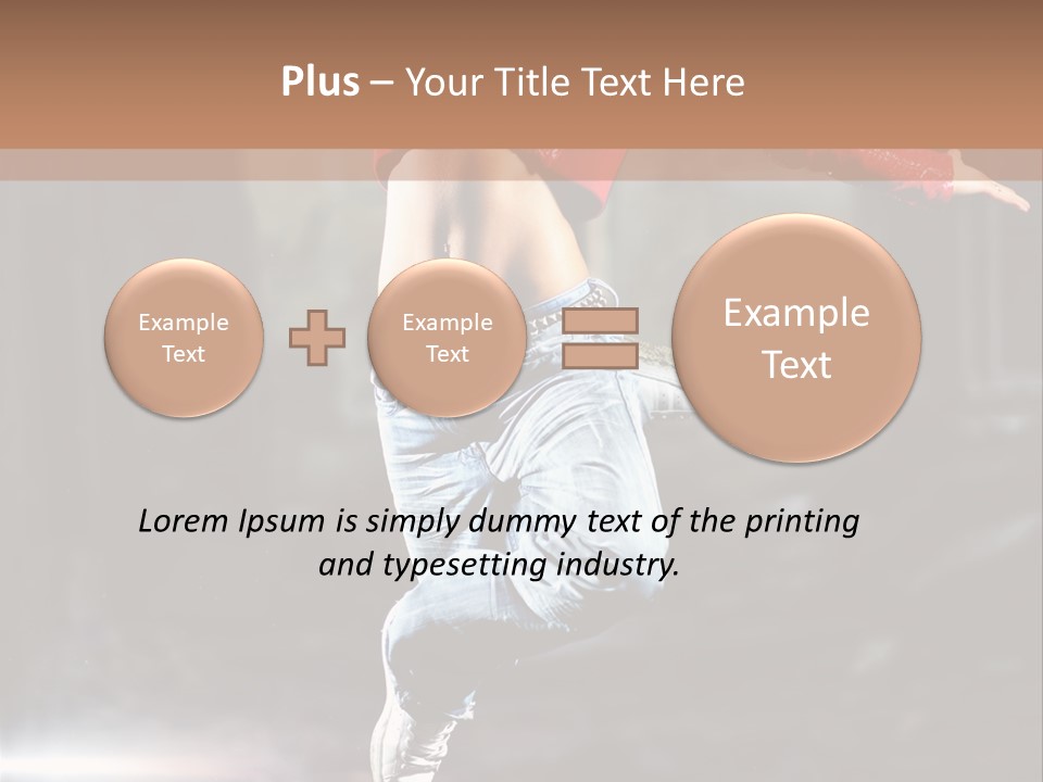 Woman Dancing PowerPoint Template