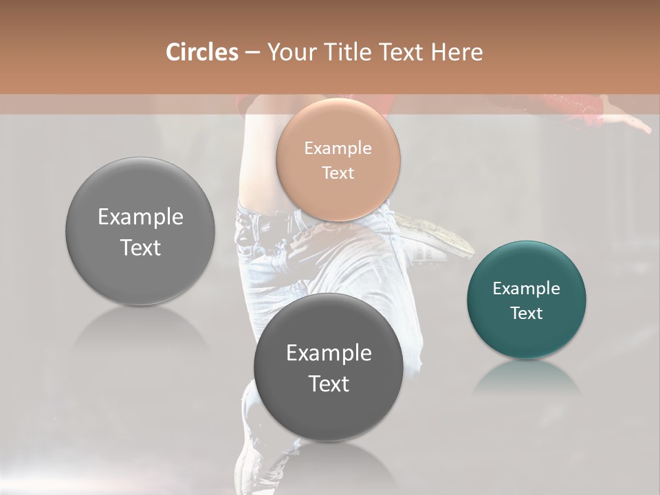 Woman Dancing PowerPoint Template