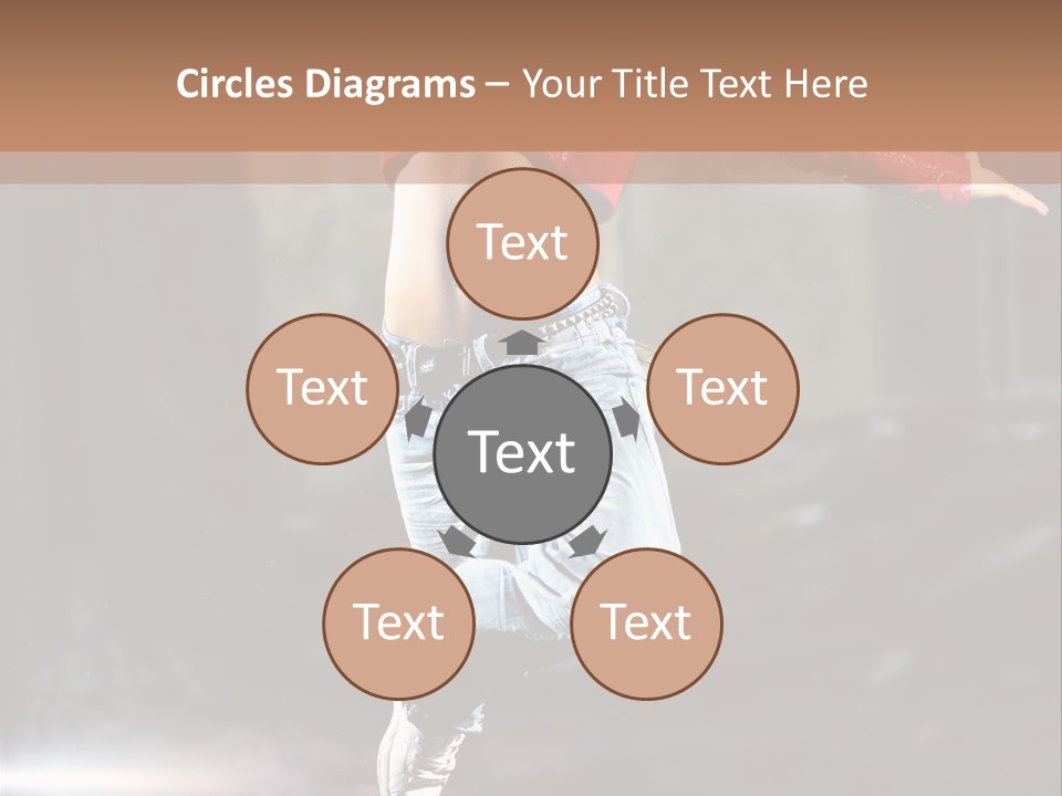 Woman Dancing PowerPoint Template