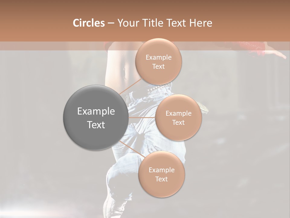 Woman Dancing PowerPoint Template