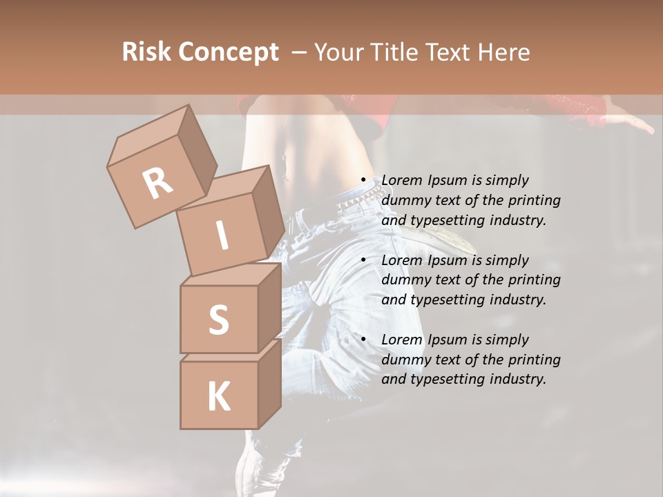 Woman Dancing PowerPoint Template