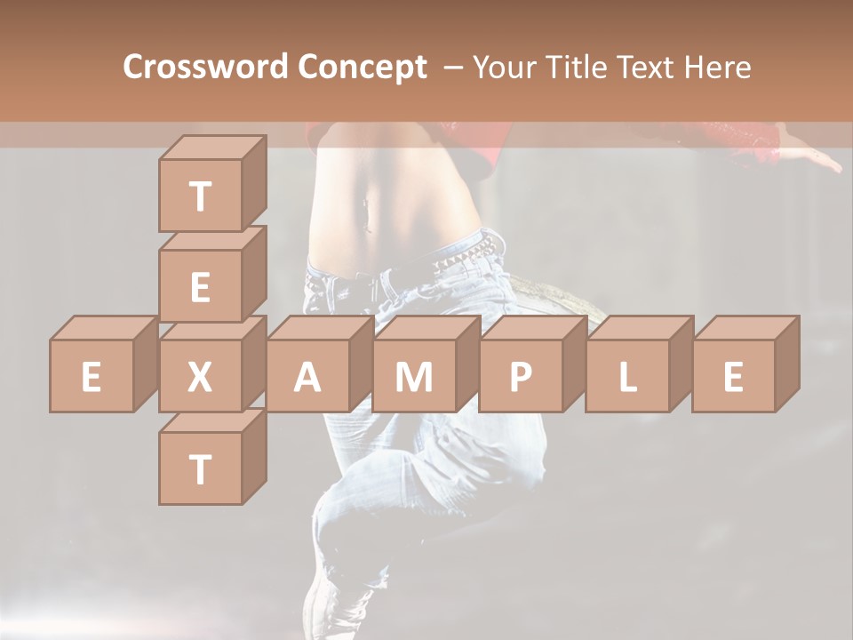 Woman Dancing PowerPoint Template